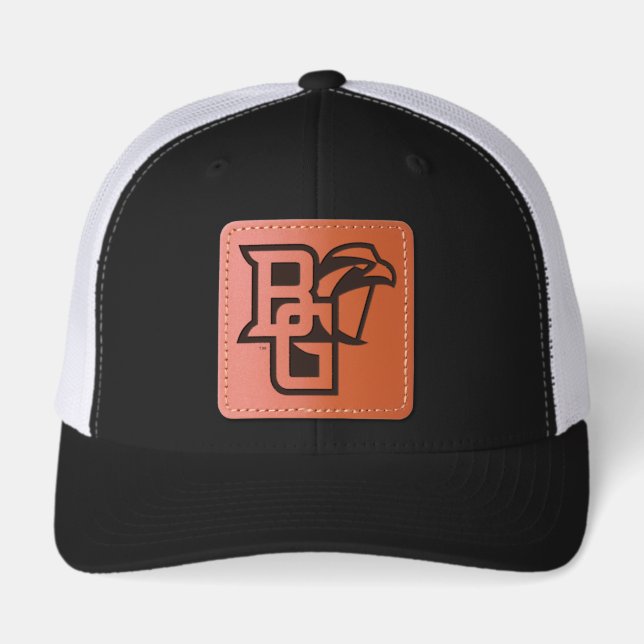 BG Falcons Leather Patch Hat (Front)
