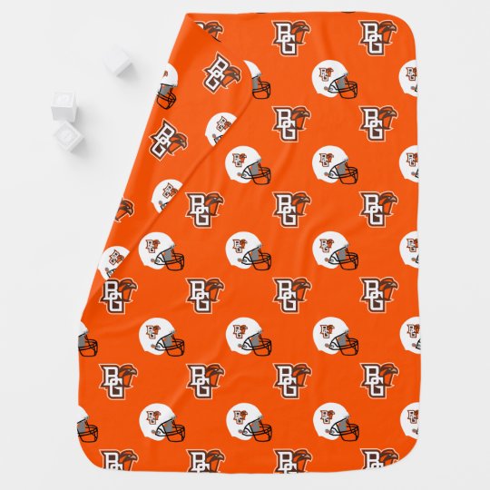 BG Football Helmet Baby Blanket
