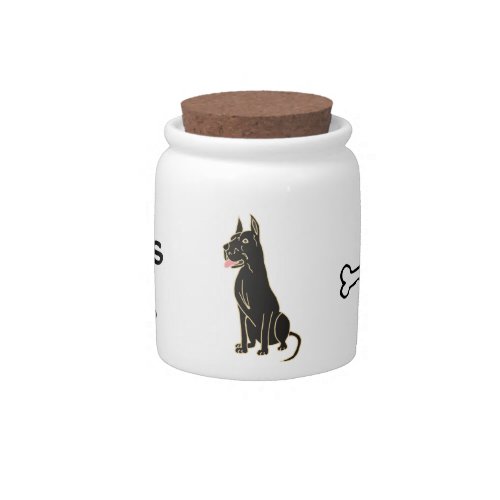 BG_ Great Dane Dog Treats Jar