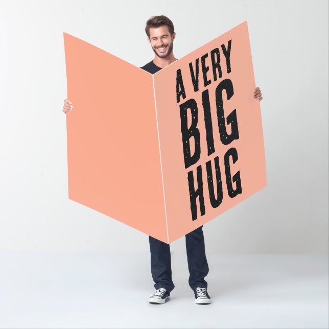 BG HUG CUSTOM HUGE JUMBO GREETING CARD (In Situ)
