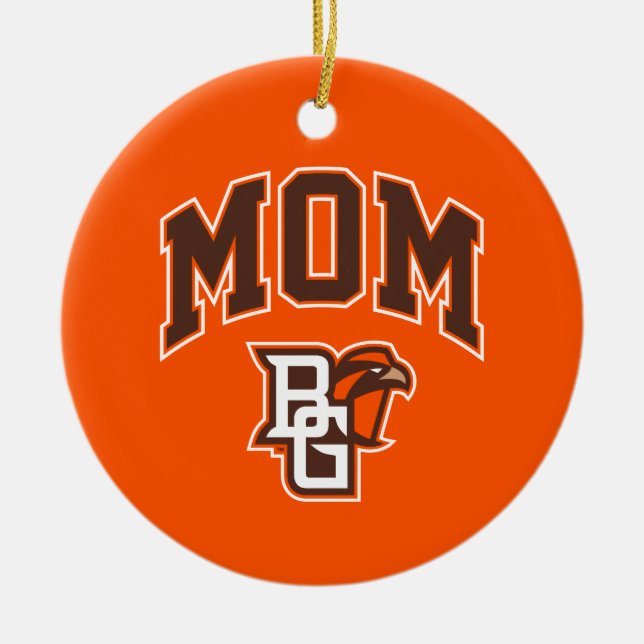 BG Mom Ceramic Ornament (Front)