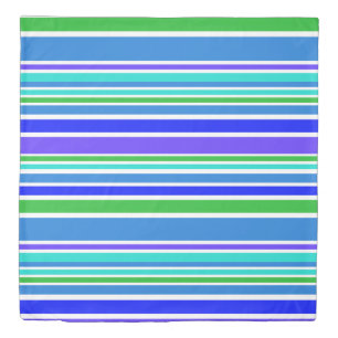 BG Stripes Pattern colored IV + your back & idea Duvet Cover