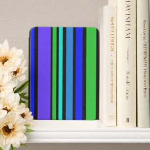 BG Stripes Pattern colored IV + your background Kindle Cover