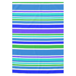 BG Stripes Pattern colored IV + your background Tablecloth