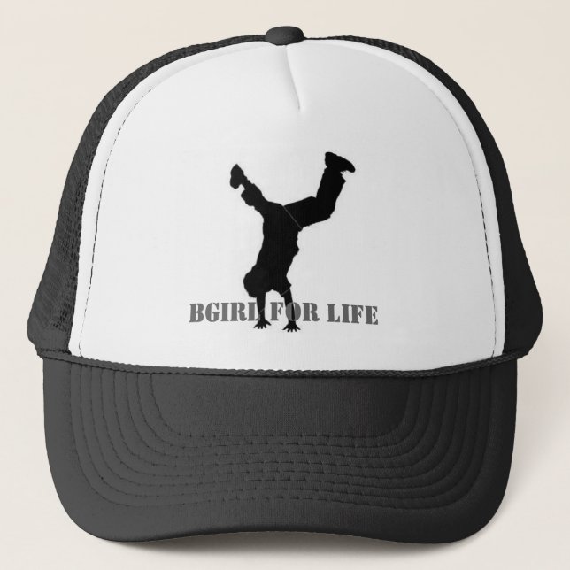 BGIRL FOR LIFE TRUCKER HAT (Front)
