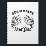 Bgm Bad Girl - Skeleton Heart Hands  Notebook<br><div class="desc">A BGM bad girl skeleton heart hands design. Bold,  edgy,  and perfect for alternative gothic style.</div>