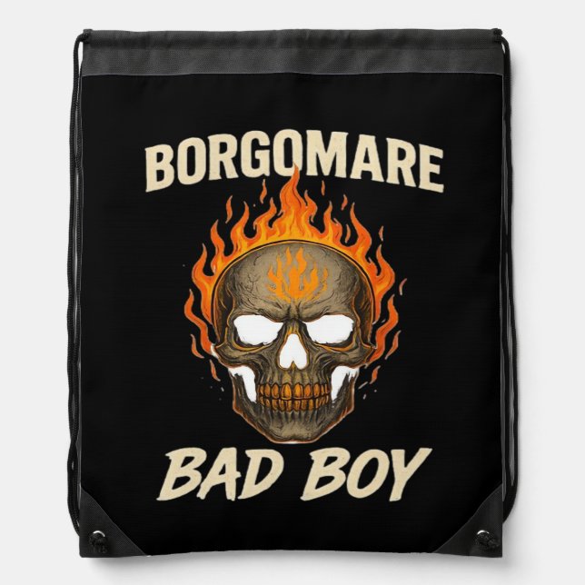 Bgm Bad  - Skeleton Hands Heart Drawstring Bag (Front)