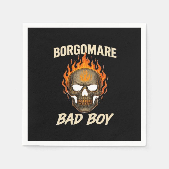 Bgm Bad  - Skeleton Hands Heart Napkins (Front)