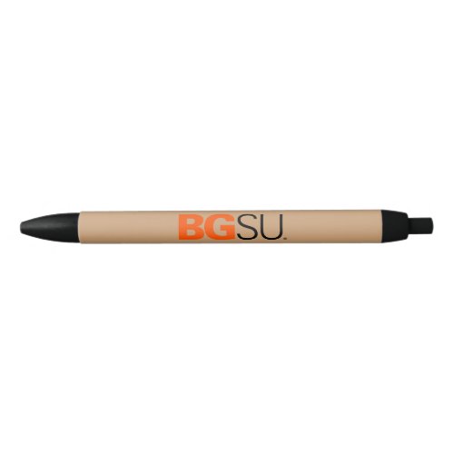 BGSU Institutional Logo Black Ink Pen