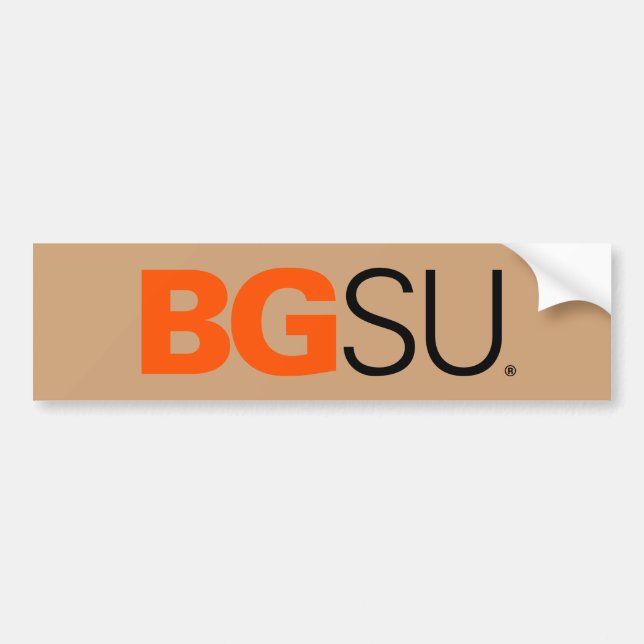 BGSU Institutional Logo Bumper Sticker (Front)