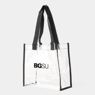 BGSU Institutional Logo Clear Tote Bag