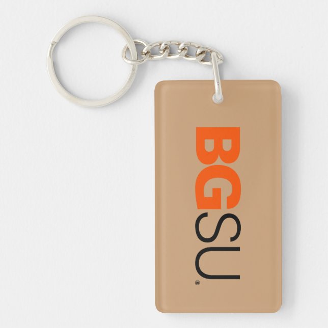 BGSU Institutional Logo Keychain (Front)