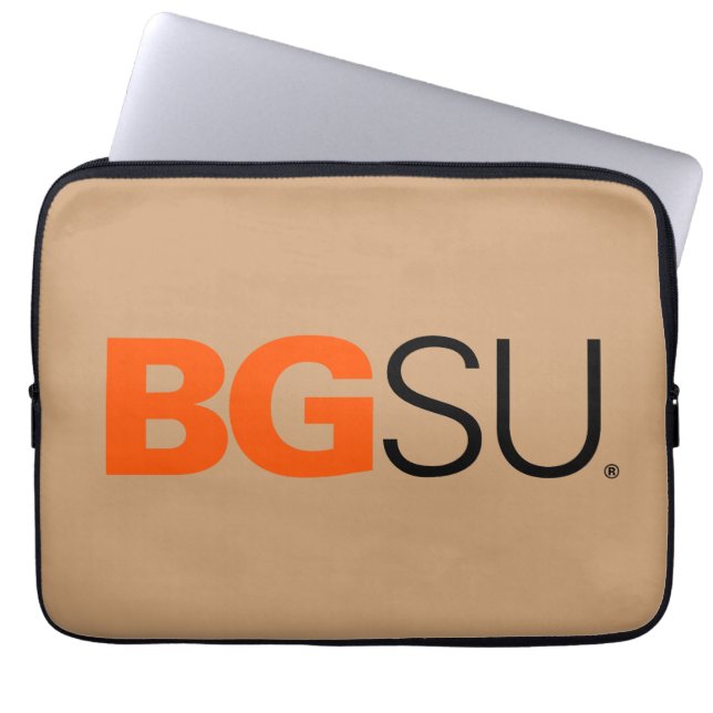 BGSU Institutional Logo Laptop Sleeve (Front)