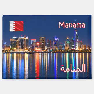 BH0006, Manama, Night View Magnet