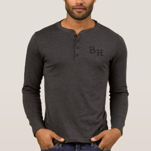 Grey Henley T-Shirt