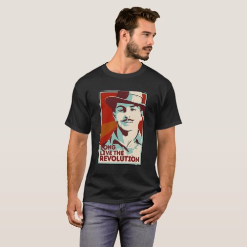 Bhagat Singh Revolution T_Shirt
