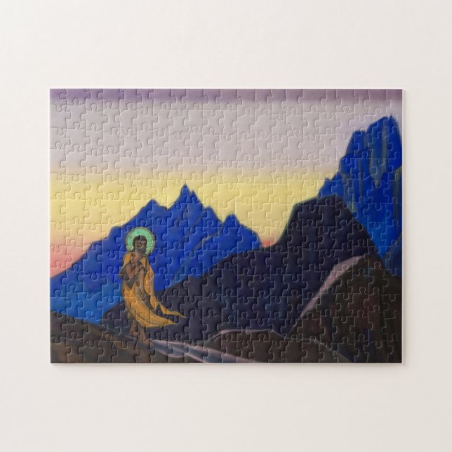 Bhagavan, 1943 by Nicholas Roerich Jigsaw Puzzle (Horizontal)