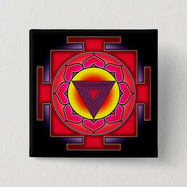Bhairavi Yantra Button (Front)
