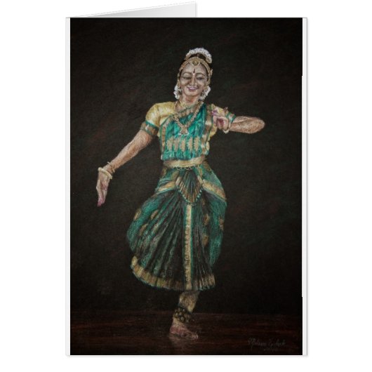 Bharatanatyam Dancer Cards (Front)