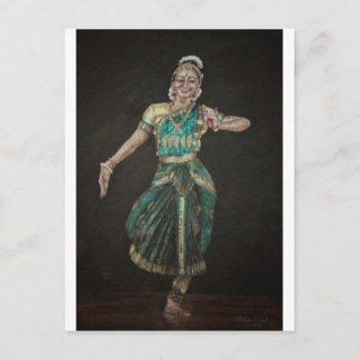 Bharatanatyam Dancer Postcard