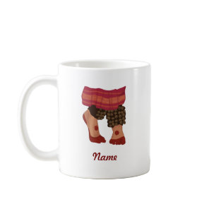 Bharatanatyam dancers Feet Design personalized Coffee Mug