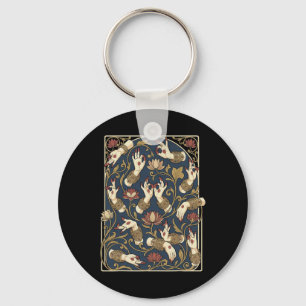 Bharatanatyam Kathak And Odissi Indian Clical Danc Keychain