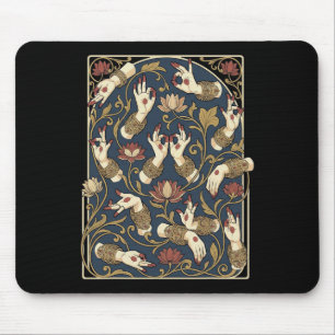 Bharatanatyam Kathak And Odissi Indian Clical Danc Mouse Pad