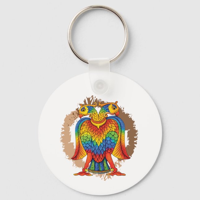 bherunda bird keychain (Back)