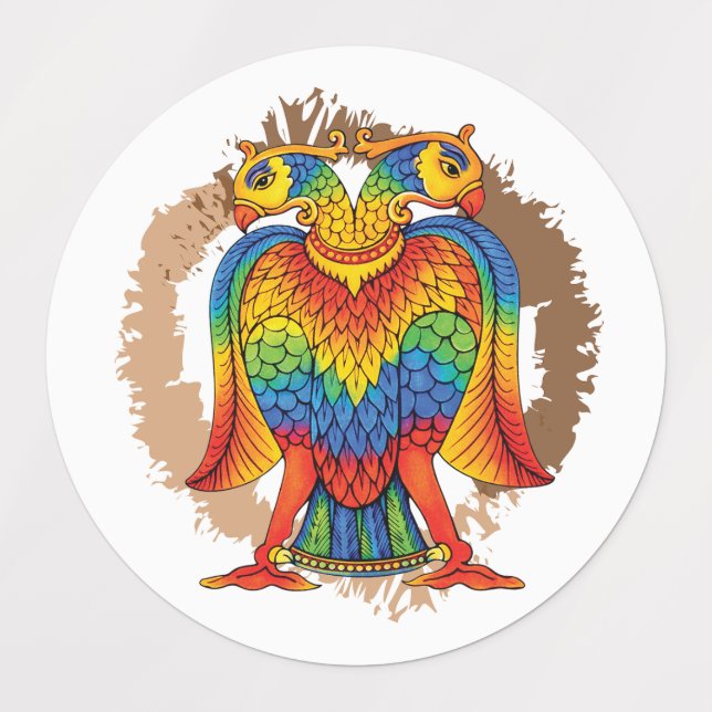 bherunda bird labels (Design 3)