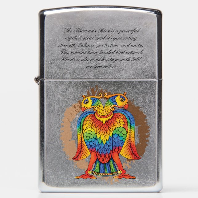 bherunda bird zippo lighter (Front)
