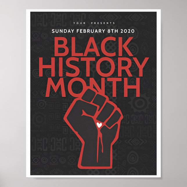 Bhm black history month Poster (Front)