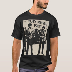 BHM BPP Vintage Black History Self Defense Black T-Shirt