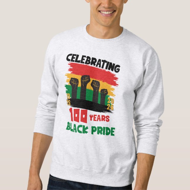 BHM Centenary Souvenir Black History Month  Sweatshirt (Front)