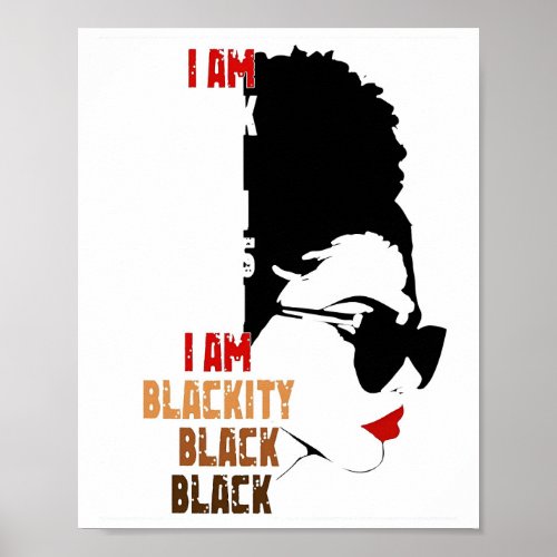 BHM I Am Black Poster