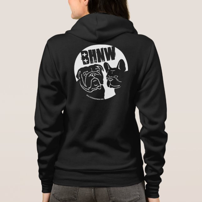 BHNW's 2013 English & French Bulldog design Hoodie (Back)