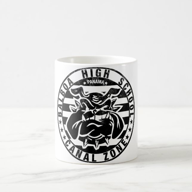 BHS Bulldogs (weathered - black) Coffee Mug (Center)