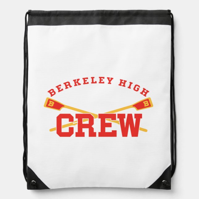 BHS Crew - Drawstring Bag with Retro Logo (Front)