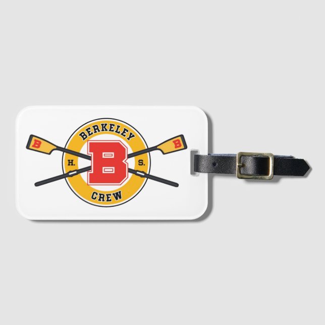 BHS Crew - Logo Luggage Tag (Front Horizontal)