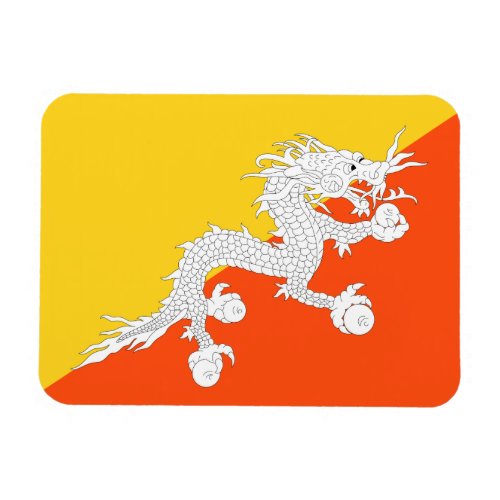 Bhutan flag magnet