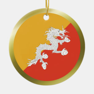 Bhutan Flag Ornament