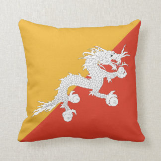 Bhutan Flag pillow