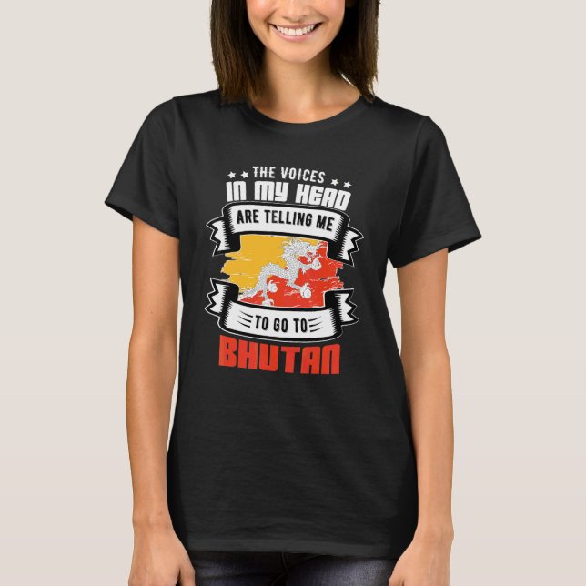 Bhutan In My Head T-Shirt (Front)
