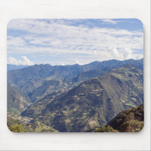 Bhutan peaceful eastern mountains - Himalaya Mouse Pad