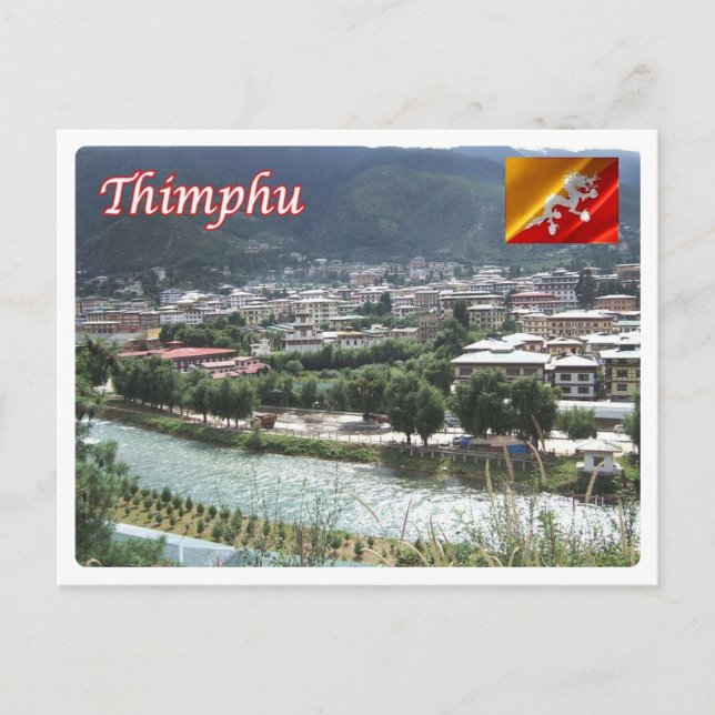 Bhutan - Thimphu - Postcard (Front)