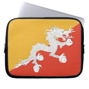 Bhutanese Flag Laptop Sleeve
