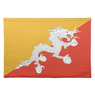 Bhutanese Flag MoJo Placemat