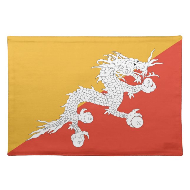 Bhutanese Flag MoJo Placemat (Front)