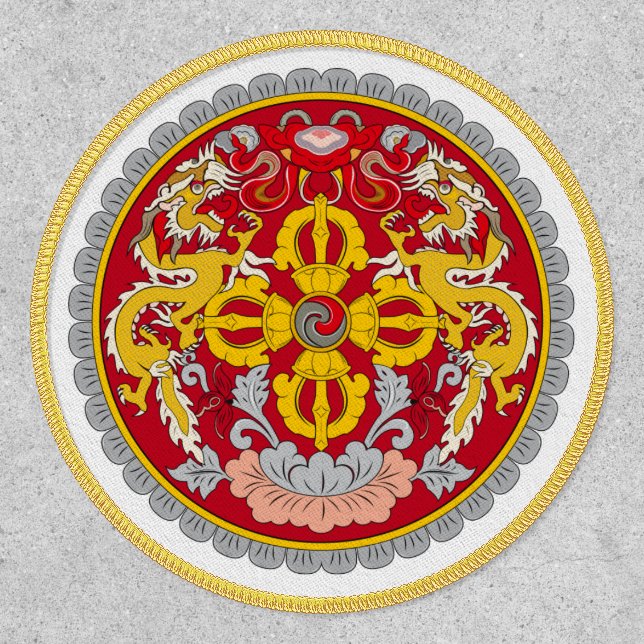 Bhutanese National Emblem, Bhutan Patch (Front)