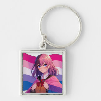 Bi Anime Keychain
