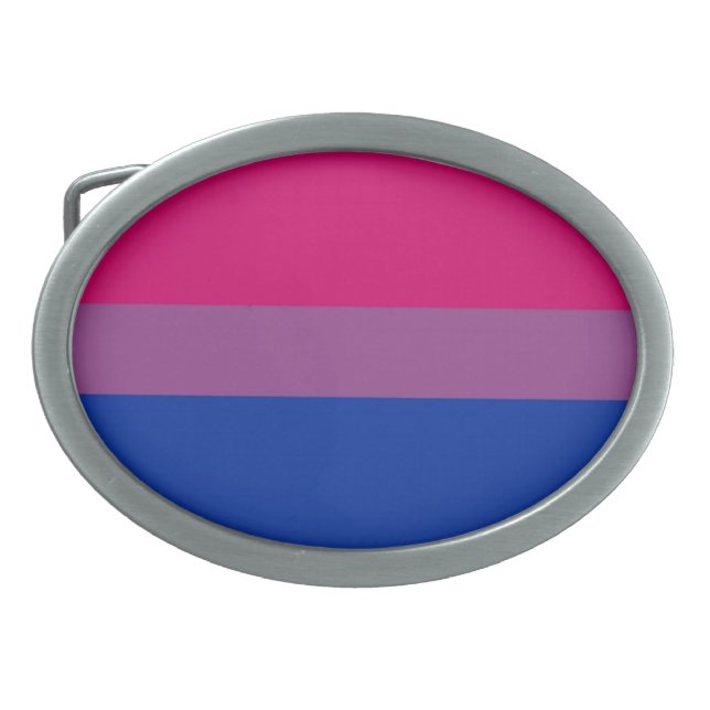 Bi Belt Oval Belt Buckle (Front)